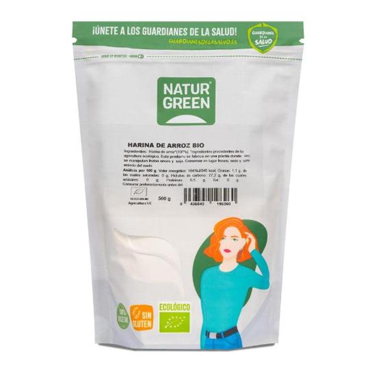 HARINA DE ARROZ ECOLOGICA NATURGREEN BOLSA 500 GR