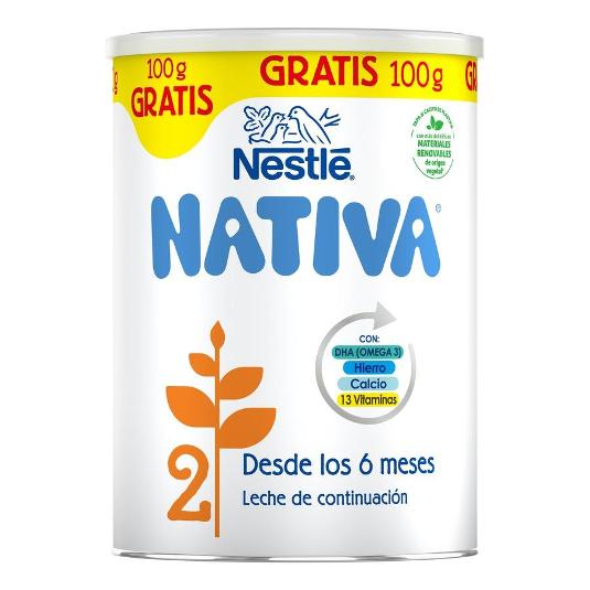 LECHE MATERNA CONT.NATIVA 2 NESTLE BOTE 800 GR