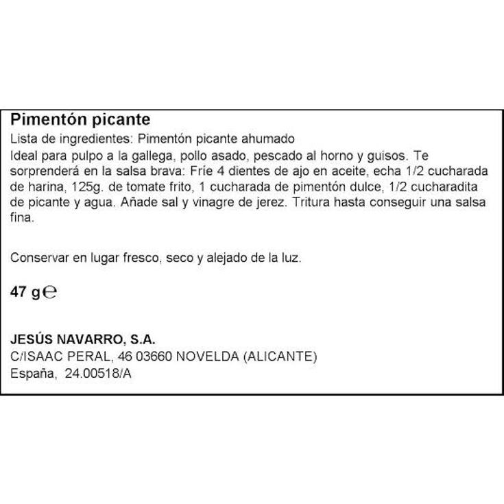 PIMENTON PICANTE CARMENCITA TARRO 47 GR