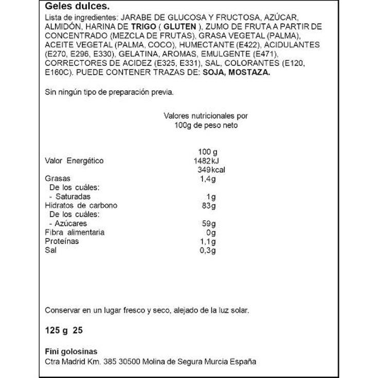CARAMELOS MIX REGALIZ ROJO BOLSA 125 GR