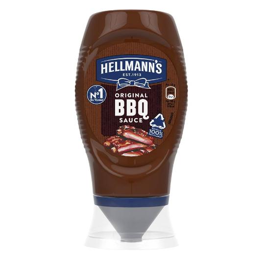 SALSA BARBACOA (BBQ) HELLMANNS PET 250 ML