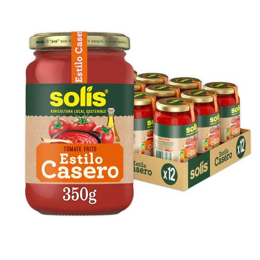 TOMATE FRITO CASERO SOLIS FRASCO 350 GR