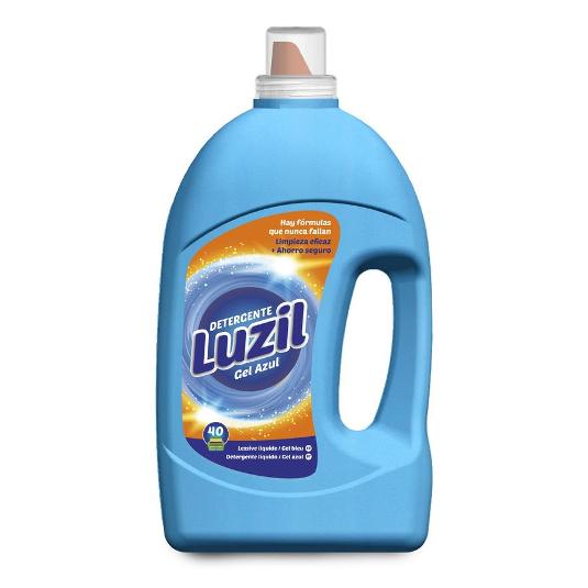 DETERGENTE LIQUIDO GEL AZUL LUZIL BTLLA 40 LA