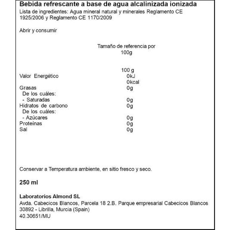 AGUA ALCALINA IONIZADA GLAICE BTLLA 1250 ML