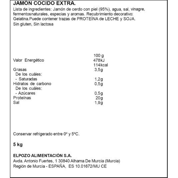 JAMON ASADO EXTRA NATURAL 1954 POZO