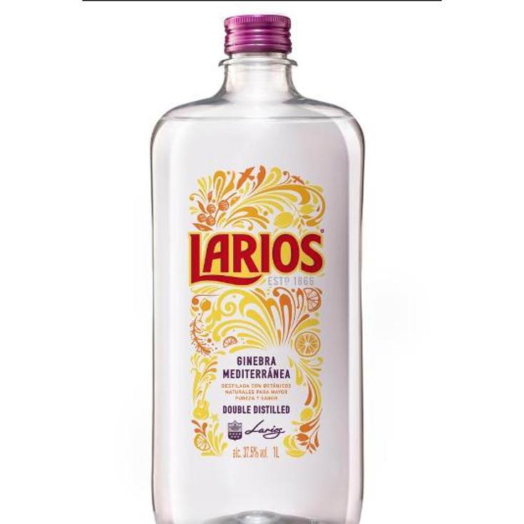 GINEBRA 37,5º LARIOS PET 1 LT