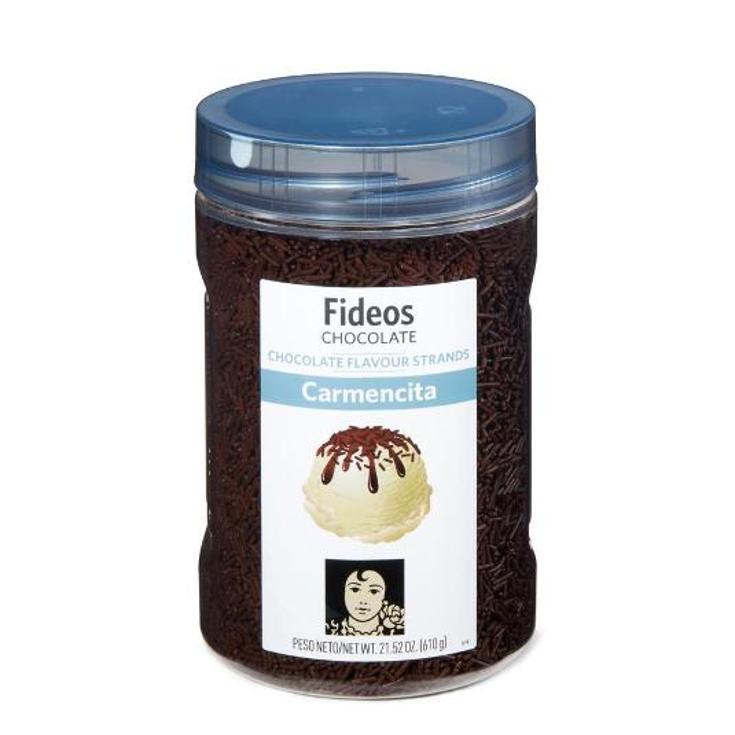 FIDEOS CHOCOLATE CARMENCITA BOTE 610 GR