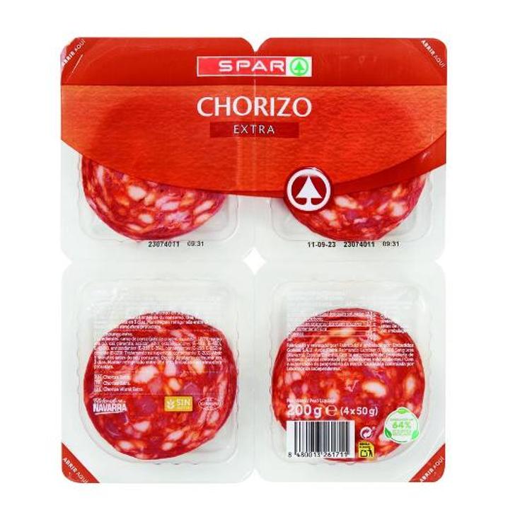 CHORIZO EXTRA 4X50 SPAR BLIST 200 GR