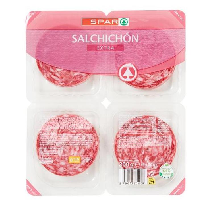 SALCHICHON EXTRA 4X50 SPAR BLIST 200 GR