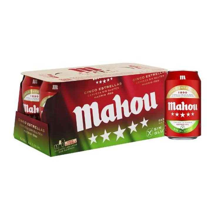 CERVEZA SIN GLUTEN 5,5º MAHOU LATA 33 CL