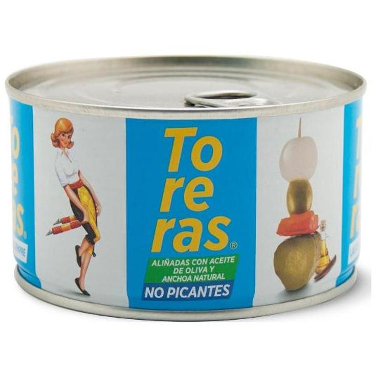 BANDERILLAS NO PICANTES ANCHOA TORERAS LATA 120 GR
