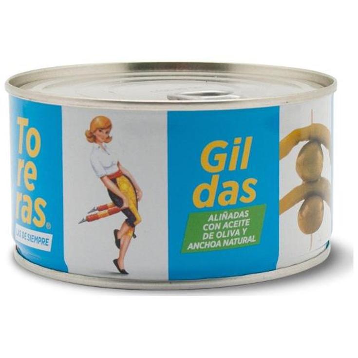 GILDAS ACEITE DE OLIVA Y ANCHOA TORERAS LATA 95 GR