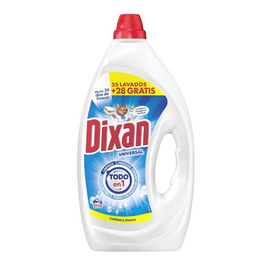 DETERGENTE GEL TODO EN 1 55+28 DIXAN BTLLA 83 LA