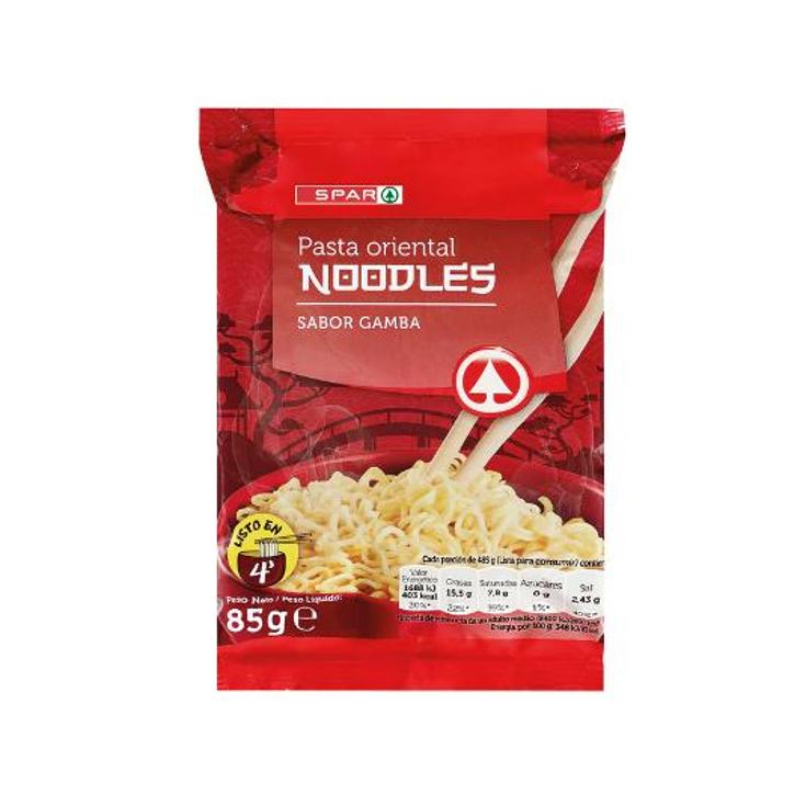 PASTA ORIENTAL NOODLES GAMBA SPAR SOBRE 85 GR