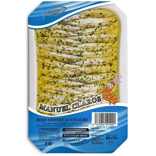 BOQUERONES VINAGRE ACEITE OLIVA M.CLAROS SDJA 60 GR