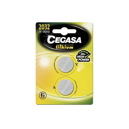 PILA LITIO CR-2032 3V. CEGASA BLIST 2 UD