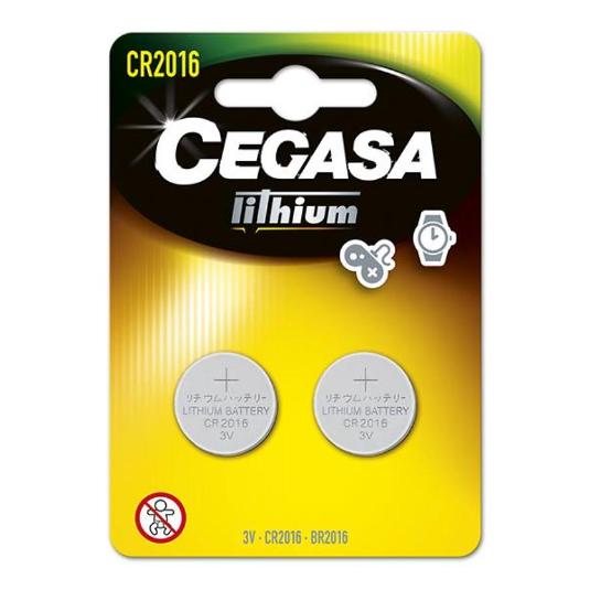 PILA LITIO CR-2016 3V. CEGASA BLIST 2 UD
