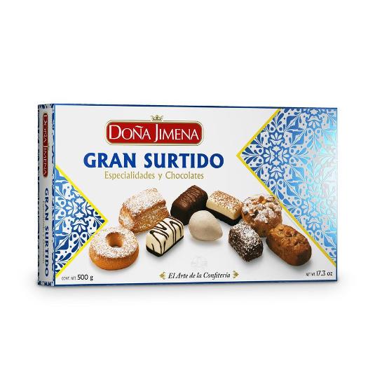 SURTIDO DULCES Y CHOC.TRADICION DOÑA JIMENA CAJA 500 GR