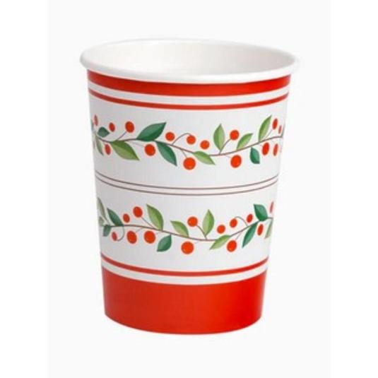 VASOS CARTON BOLAS PACK 8 UD
