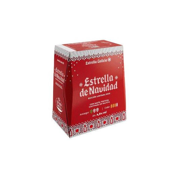 CERVEZA ESTRELLA DE NAVIDAD 5,5 ESTR.GALICIA PACK 198 CL