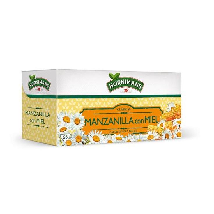 MANZANILLA CON MIEL 25 SOBRES HORNIMANS PQTE 1 UD