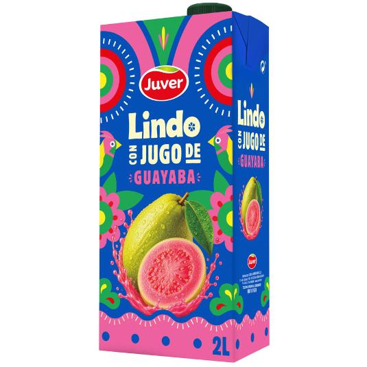 BEBIDA BASE ZUMO GUAYABA JUVER BRIK 2 LT