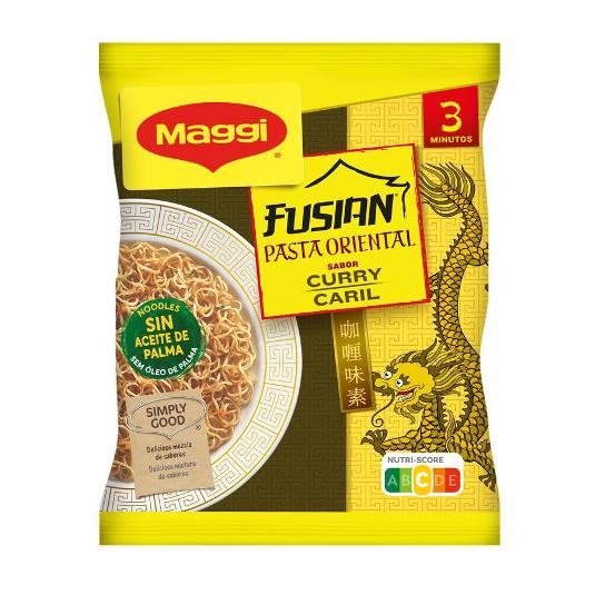 PASTA ORIENTAL CURRY FUSIAN MAGGI SOBRE 71 GR