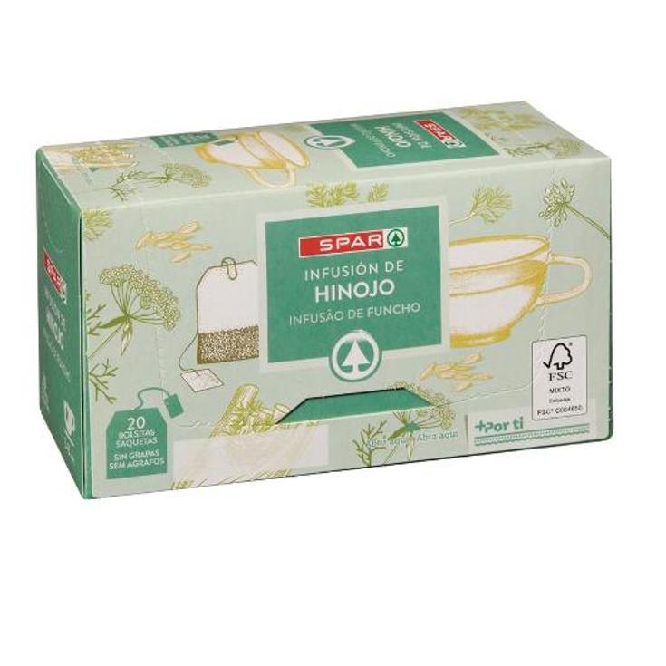 INFUSIONES HINOJO 20 UND SPAR CAJA 20 UD