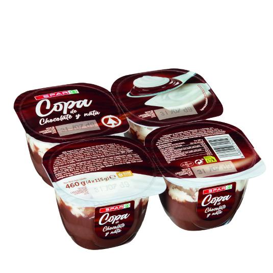 COPA NATA Y CHOCOLATE X4 SPAR PACK 460 GR