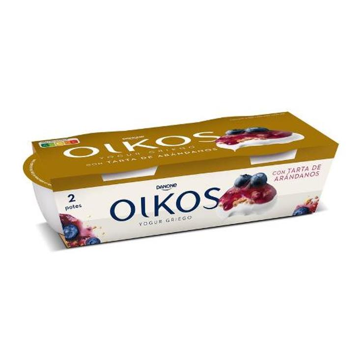 YOGUR OIKOS TARTA ARANDANOS DANONE PACK 220 GR