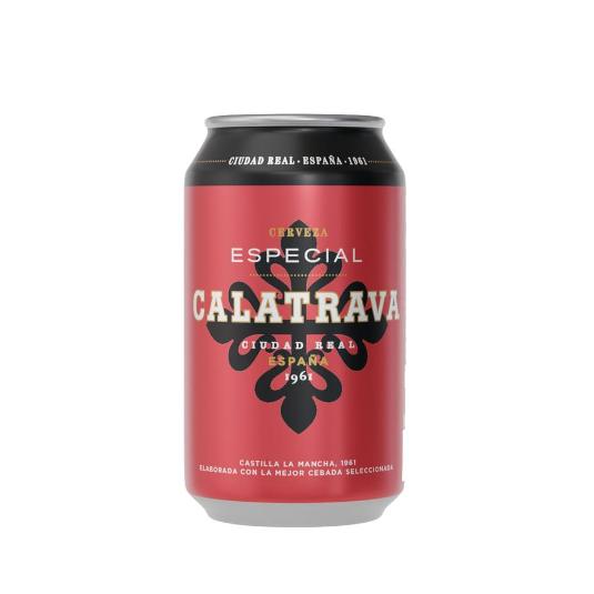 CERVEZA ESPECIAL LATA 33CL 5,5% CALATRAVA LATA 33 CL