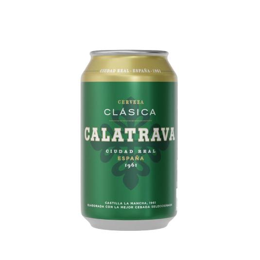 CERVEZA CLASICA LATA 33 CL 4,8% CALATRAVA LATA 33 CL