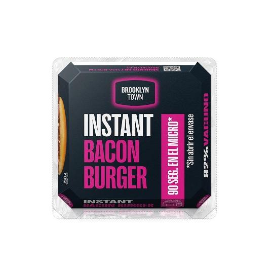 HAMBURGUESA BACON BURGER BROOKLYN TW UNIDAD 210 GR
