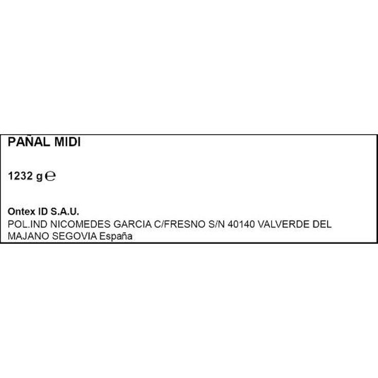 PAÑAL T-3 PASITOS PQTE 56 UD