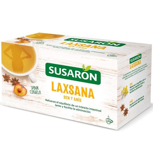 TISANA LAXANA SABOR CIRUELA SUSARON ESTUCH 20 UD