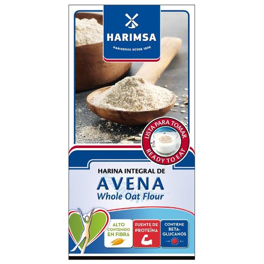 HARINA INTEGRAL DE AVENA HARIMSA BOLSA 400 GR