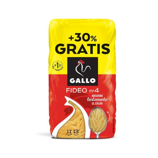 FIDEOS 4 C GALLO PQUETE 450 GR