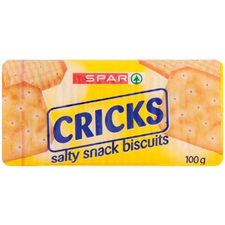 GALLETA SALADA CRICK CRACKER SPAR CAJA 100 GR