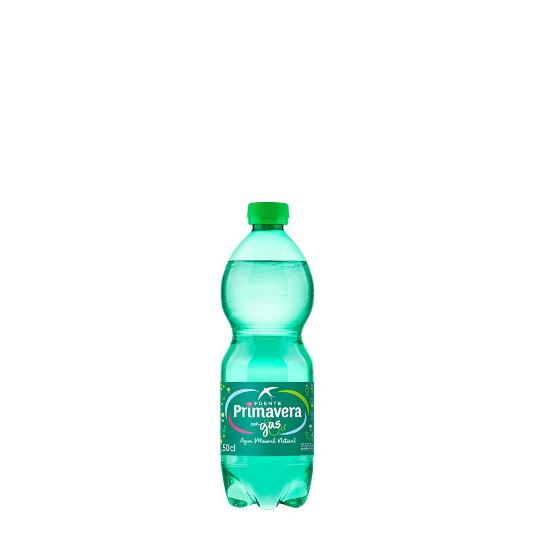 AGUA MINERAL CON GAS 50CL F.PRIMAVERA BTLLA 50 CL