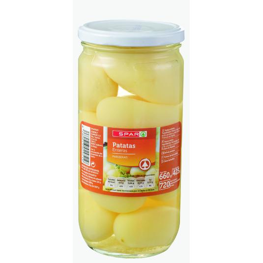 PATATA ENTERA PARISINA SPAR FRASCO 425 GR