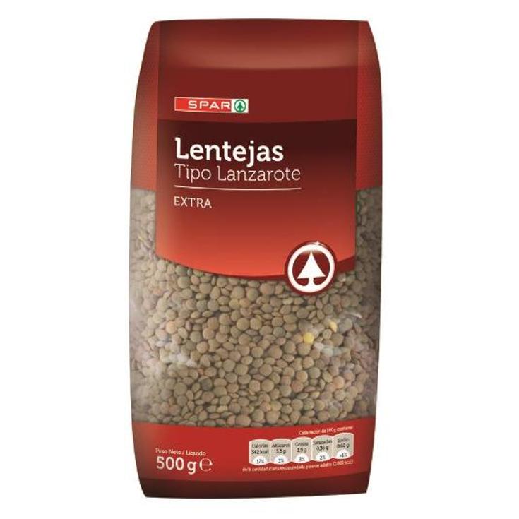 LENTEJAS LANZAROTE SPAR BOLSA 500 GR