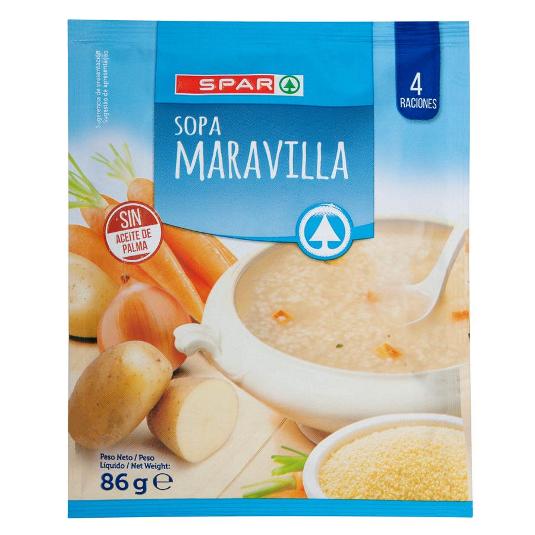 SOPA MARAVILLA SPAR SOBRE 86 GR