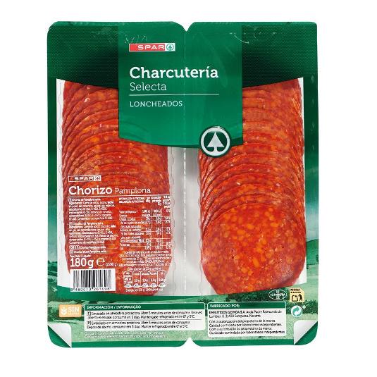 CHORIZO PAMPLONA BIPACK 2X90 SPAR BLIST 180 GR