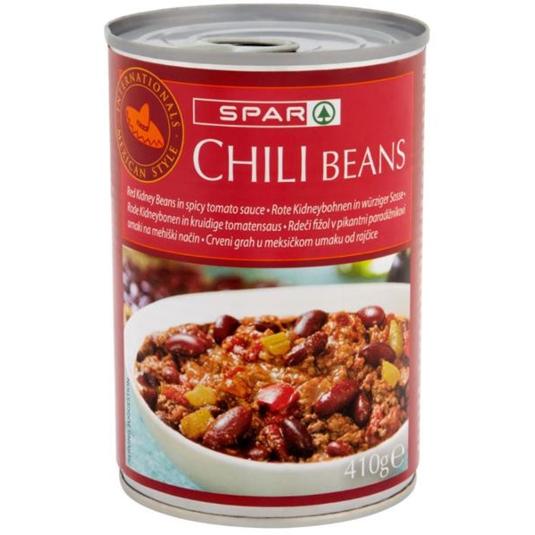 ALUBIAS CHILI BEANS SPAR BOTE 410 GR