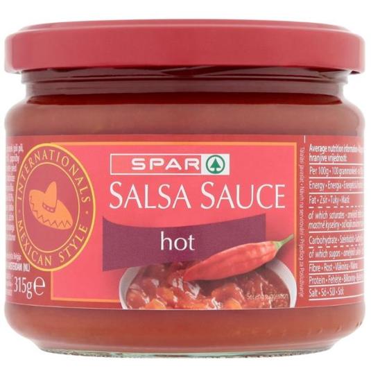 SALSA PICANTE HOT SPAR BOTE 315 GR