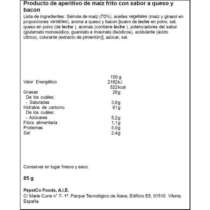 APERITIVOS BUGLES 3D LAYS BOLSA 80 GR