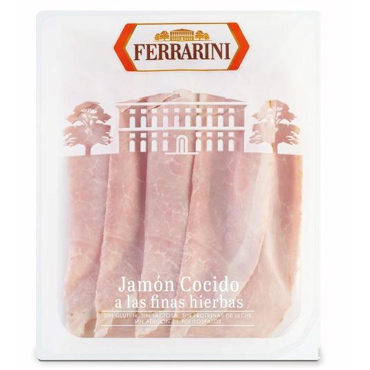 JAMON COCIDO A LAS FINAS HIERBA FERRARINI SOBRE 100 GR