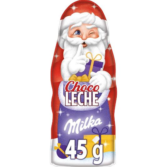 CHOCOLATINA SANTA MILKA UNIDAD 45 GR