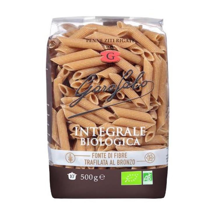 PENNE ZITI RIGATE INTEGRAL ECO GAROFALO PQUETE 500 GR