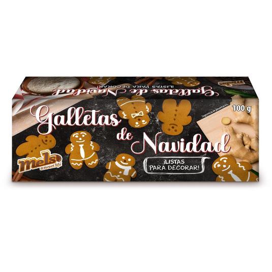 GALLETA MUÑECO JENGIBRE MELS PQTE 100 GR